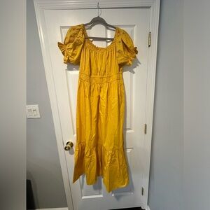 H&M Yellow Maxi Dress
